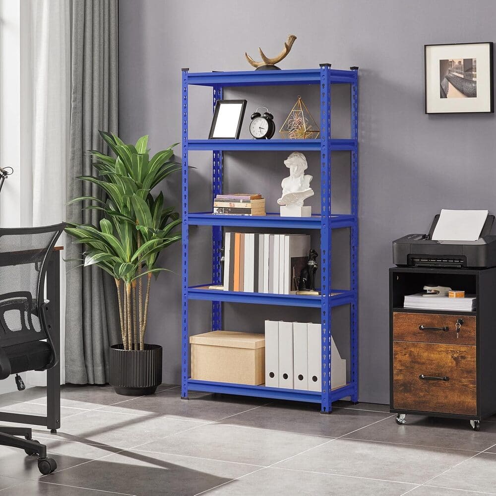 Estante_acero_azul_sala