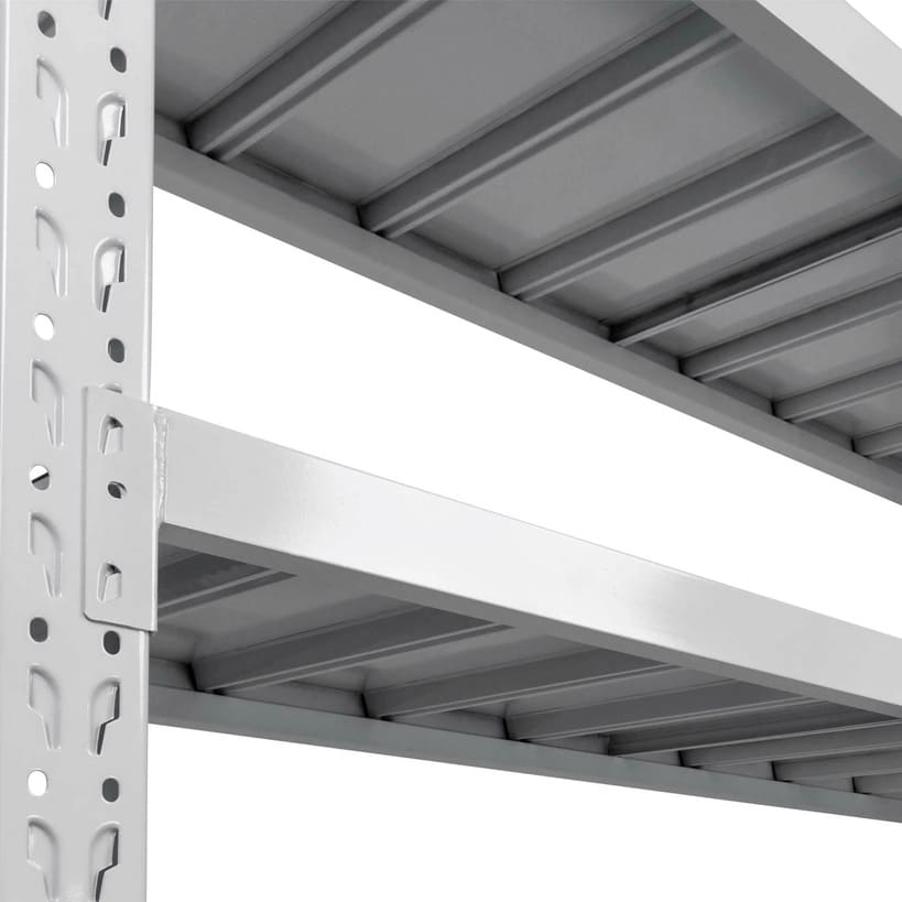 Estante Metálico 200x200x60cm para 800kg | Blanco