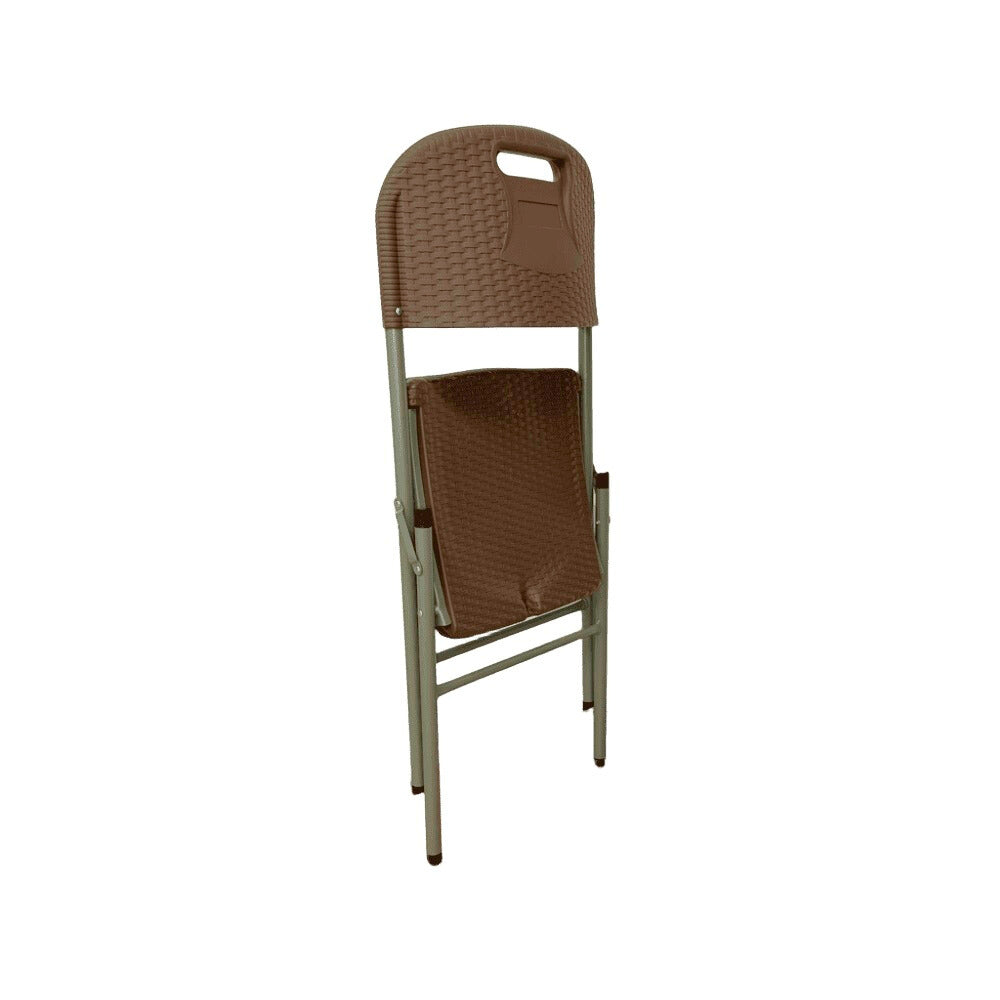Silla Plegable eco-rattan Café plegada
