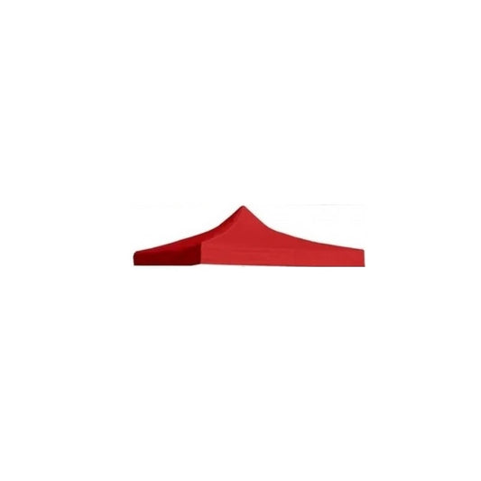 Techo Lona Carpa Repuesto Toldo Plegable 3x3 | Rojo Filtro UV portada