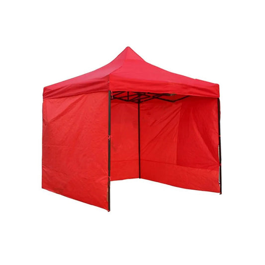 Toldo Plegable 3x3 con Paredes Laterales | Rojo
