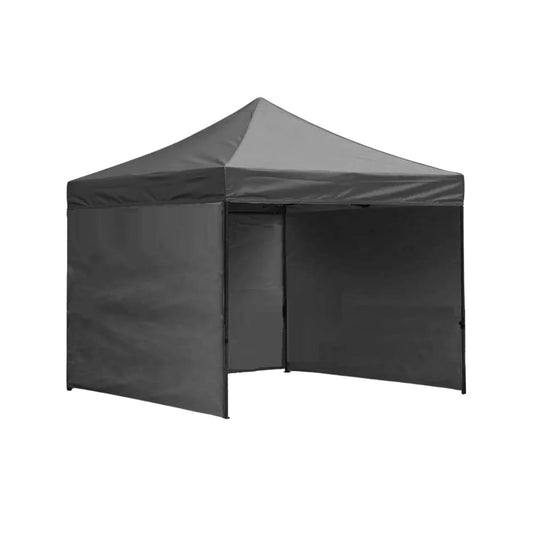 Toldo Plegable 3x3 con Paredes Laterales | Negro