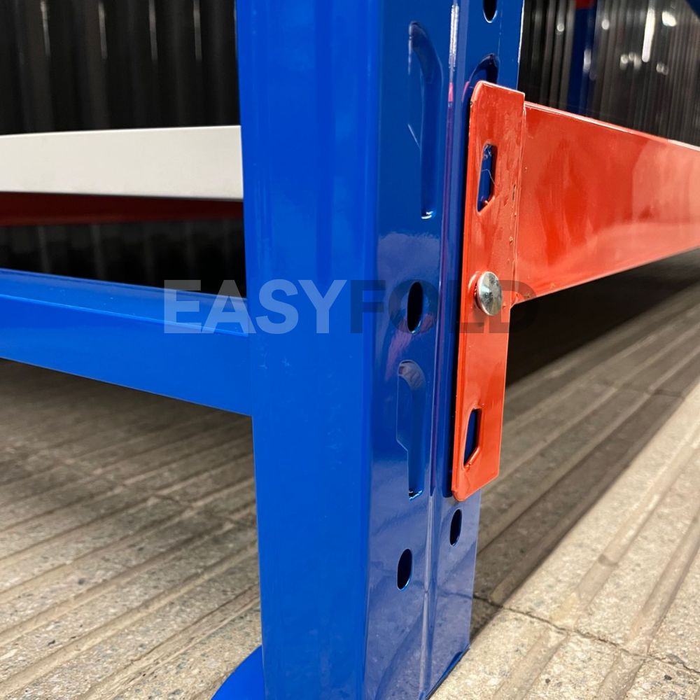 estante metálico 4 niveles 800kg tricolor unión