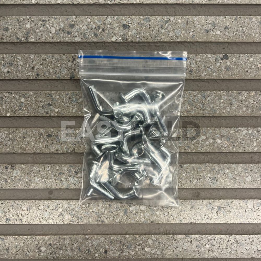 estante metálico topes seguridad