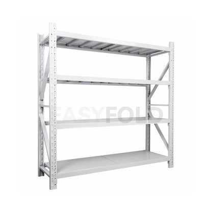 Estante Metálico 200x200x60cm para 800kg | Blanco