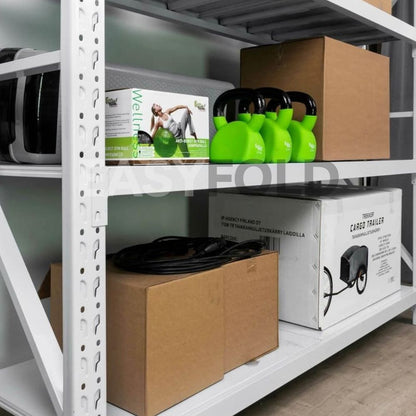 Estante Metálico 200x200x60cm para 800kg | Blanco