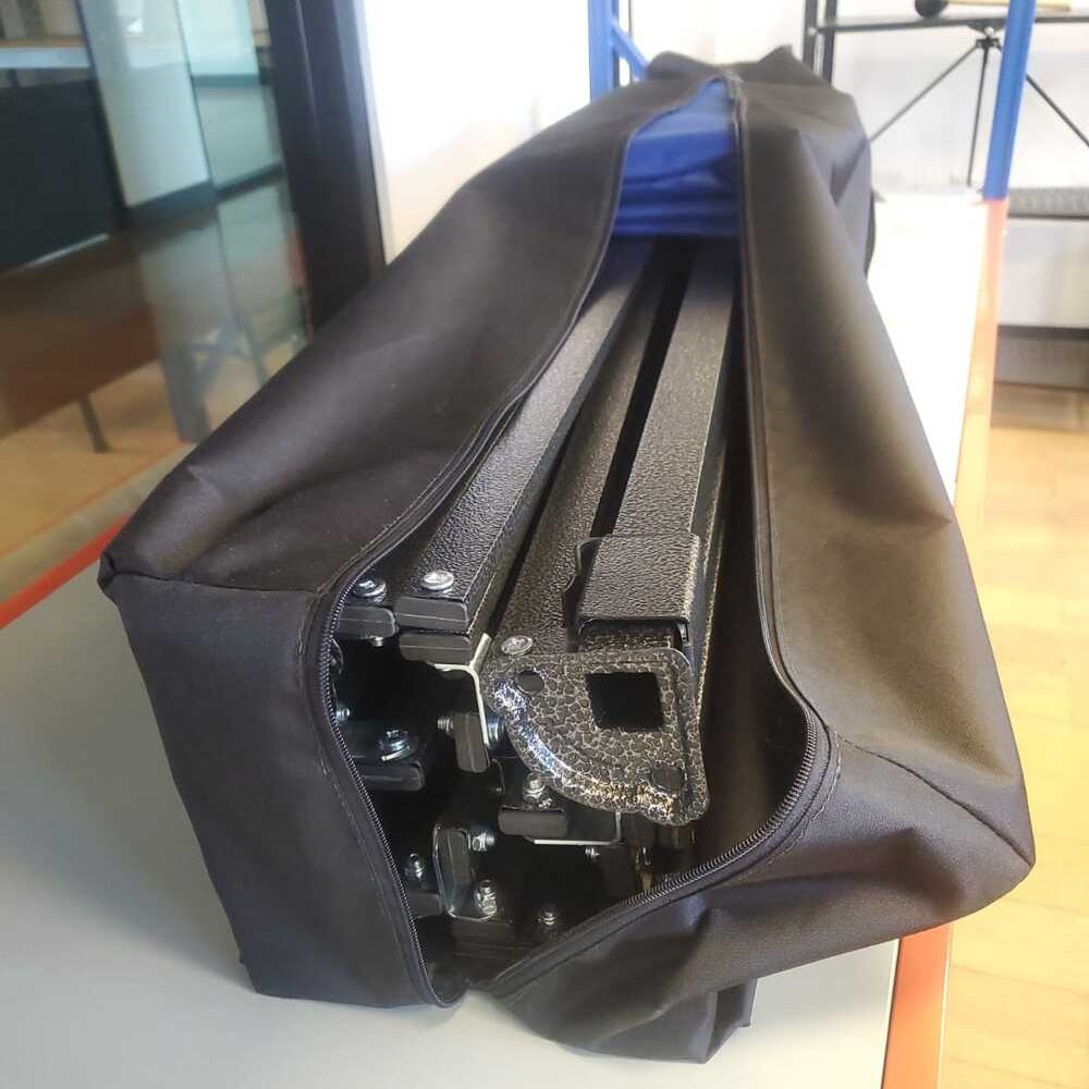 bolso toldo plegable foco de cerca