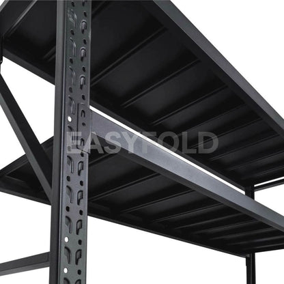estante metálico 800kg repisa vista inferior
