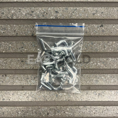 estante metálico topes seguridad